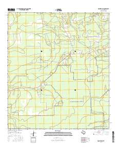 Kountze SW 2016 topographic map thumbnail