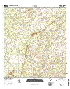 La Chusa Hill 2016 topographic map thumbnail
