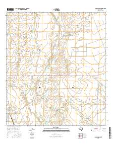La Pryor NW 2016 topographic map thumbnail