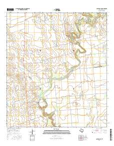 La Pryor SE 2016 topographic map thumbnail