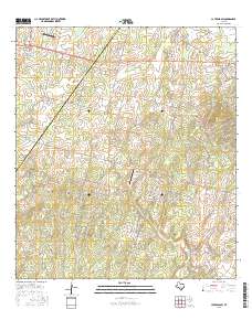 La Vernia SW 2016 topographic map thumbnail