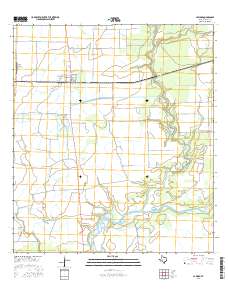 La Ward 2016 topographic map thumbnail
