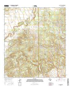 La Coste NE 2016 topographic map thumbnail