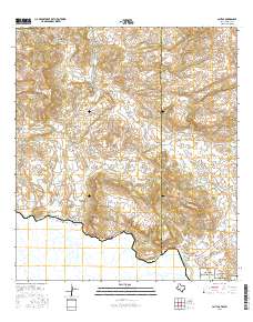 Lajitas 2016 topographic map thumbnail