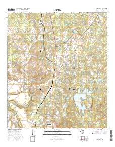 Lake Bastrop 2016 topographic map thumbnail