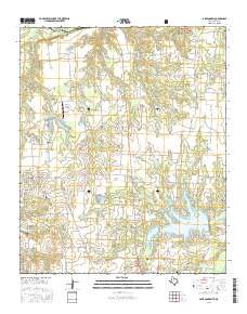 Lake Bonham 2016 topographic map thumbnail