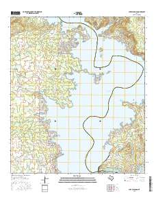 Lake Buchanan 2016 topographic map thumbnail