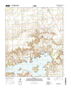 Lake Kickapoo 2016 topographic map thumbnail