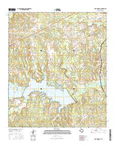 Lake Murvaul 2016 topographic map thumbnail