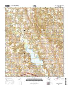 Lake Weatherford 2016 topographic map thumbnail