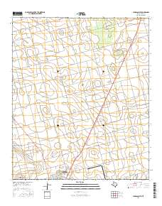 Lamesa North 2016 topographic map thumbnail