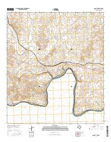 Langtry 2016 topographic map thumbnail