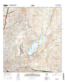 Laredo East 2016 topographic map thumbnail