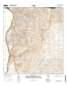 Laredo South 2016 topographic map thumbnail