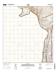Laredo West 2016 topographic map thumbnail