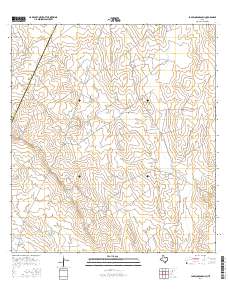 Las Escobas Ranch 2016 topographic map thumbnail