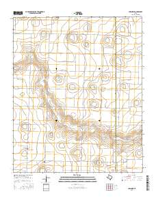 Lazbuddie 2016 topographic map thumbnail