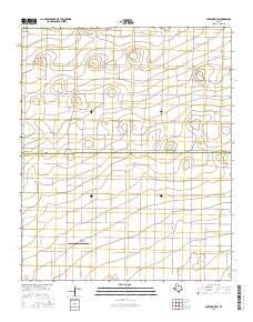 Lazbuddie SW 2016 topographic map thumbnail