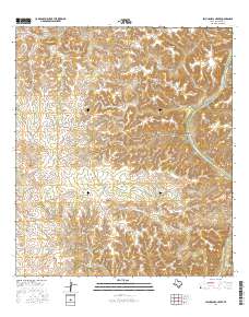 Lechuguilla Creek 2016 topographic map thumbnail