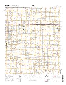 Levelland East 2016 topographic map thumbnail