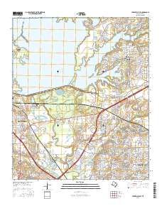 Lewisville East 2016 topographic map thumbnail