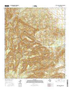 Little Aguja Mountain 2016 topographic map thumbnail
