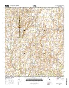 Little Grape Creek 2016 topographic map thumbnail