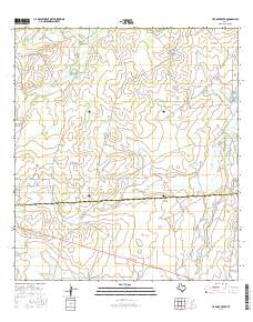 Live Oak Creek 2016 topographic map thumbnail