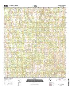 Live Oak Hollow 2016 topographic map thumbnail