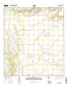 Live Oak Lake 2016 topographic map thumbnail