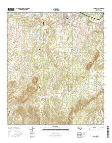 Llano South 2016 topographic map thumbnail