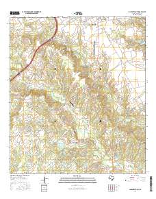 Lockhart South 2016 topographic map thumbnail