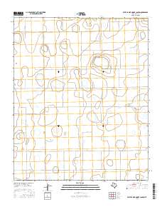 West of Dick Moore Canyon 2016 topographic map thumbnail