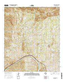 Lone Grove 2016 topographic map thumbnail