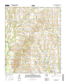 Lone Oak North 2016 topographic map thumbnail