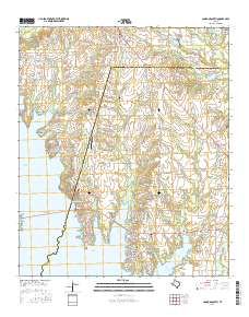 Lone Oak South 2016 topographic map thumbnail