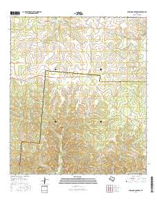 Earwood Creek SW 2016 topographic map thumbnail
