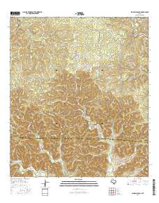 Echo Hill Ranch 2016 topographic map thumbnail