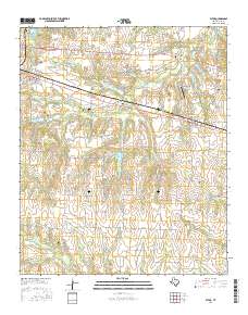 Ector 2016 topographic map thumbnail