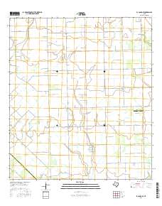 El Campo SE 2016 topographic map thumbnail