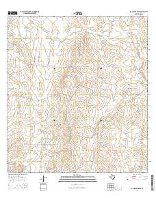 El Chapote Creek 2016 topographic map thumbnail