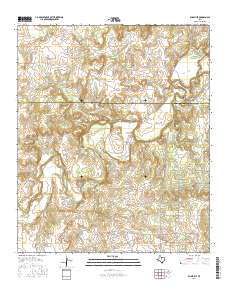 Eliasville 2016 topographic map thumbnail