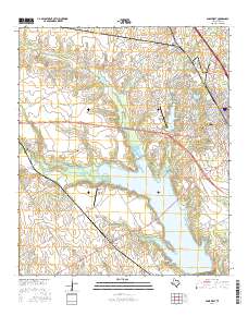 Ennis West 2016 topographic map thumbnail