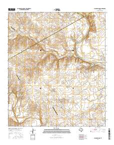 China Springs 2016 topographic map thumbnail