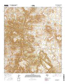 Chinati Peak 2016 topographic map thumbnail