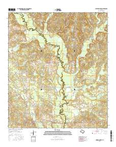 Chireno North 2016 topographic map thumbnail