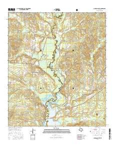 Chireno South 2016 topographic map thumbnail