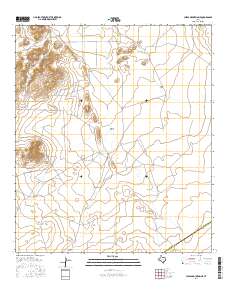 Chispa Mountain NE 2016 topographic map thumbnail