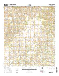Christoval SE 2016 topographic map thumbnail