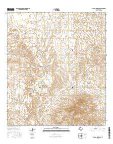 Cienega Mountains 2016 topographic map thumbnail
